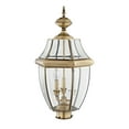thumbnail image 4 of Livex Lighting Monterey 3 Light Outdoor Post Lantern, 4 of 7