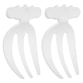 thumbnail image 4 of 2 Pcs Pinces à Salade en Plastique Réutilisables Fourchettes à Salade Fourchettes à Légumes Fourchettes à Mélanger, 4 of 8