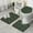 Black Cartoon Dinosaurs-3, variant on Black Cartoon Dinosaurs Pattern Bathroom Rugs Sets 3 Piece,Toilet Cover Set,Absorbent Non Slip Bathroom Mats Sets with U-Shaped Contour Rug Toilet Rug Set
