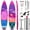 Dusk Pink, variant on SamaDally 11' x34'' Inflatable Stand Up Paddle Board - Ultra Stable Wide Paddle Boards of All Skill Levels, Full-Color Gradient Design, Anti-Slip EVA Deck with Premium Accessories