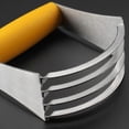 thumbnail image 2 of Dough Blender And Pastry Cutter, Stainless Steel Nut, Pie, Pastry And Dough Cutter And Scraper, Multipurpose Baking Tools With Soft Grip Handles, 2 of 3