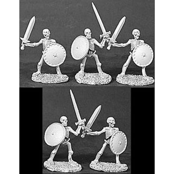 Reaper Miniatures Skeletons Swords 5 Pieces 06053 Dark Heaven Legends Army Packs