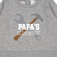 thumbnail image 3 of Inktastic Papa Little Helper Baby Sweatshirt, 3 of 4