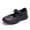 Navy 2, variant on Rexoro Girls Mary Janes Hook and Loop Synthetic Flat Shoes School Outdoor