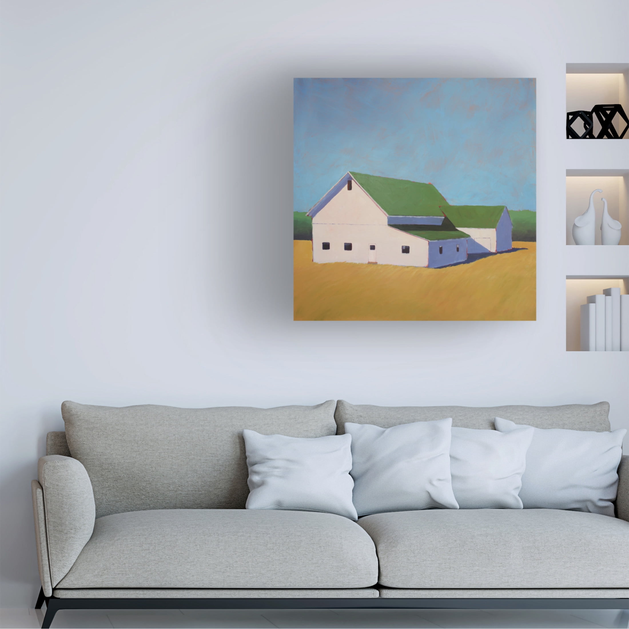 Trademark Fine Art Carol Young Homestead Barn VII Canvas Wall Art