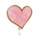 thumbnail image 1 of Ofertas Únicas 1 Pc Clip para Cabello con Diseño de Corazón para Coleta, Cuff para Mujeres en Rosa, 1 of 5