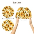 thumbnail image 5 of Naloa Modern Elegant Sunflower Adjustable Hair Bonnet for Sleeping, Hair Wrap Sleep Cap Turban for Women Men, Curly Straight Hair Long Large Braid Unisex, 5 of 6