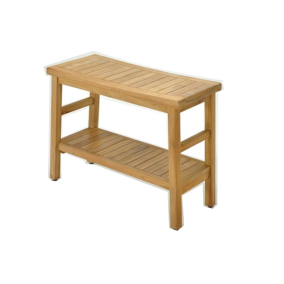Grade-A Teak Wood Manchester Shower Seat 30" Outdoor Patio Stool Bench