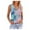 Blue, variant on Honeeladyy Clearance under 10$ Tie-dye Printed Tank Top for Women V Neck Tank Tops Sleeveless Basic T-Shirt Cute Printed Workout Athletic Yoga Vest Blue