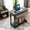 Black, variant on KIOOTTO Height Adjustable C-Shaped Mobile Desk with Power Outlet, USB Ports, Keyboard Tray and Wheels, Rustic Brown