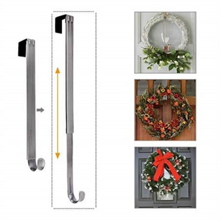 Lbsun Wreath Hanger Adjustable Over The Door Wreath Hanger Wreath