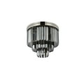 thumbnail image 3 of Sydney 9 light Polished nickel Flush Mount Silver Shade (Grey) Royal Cut Crystal, 3 of 7