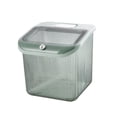 thumbnail image 4 of Cubo dispensador de arroz, contenedor de alimentos, cubo para granos, tapa sellada, alimento seco Verde Grande, 4 of 9
