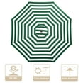 thumbnail image 1 of Yescom 9 Pi Auvent de Remplacement pour Parasol de Patio, Couverture Pare-Soleil de Table de Marché, Jardin, 1 of 11