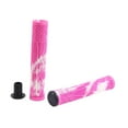 thumbnail image 2 of 2 piezas de puños antideslizantes para manillar de bicicleta, fundas y protectores de TPE Rosa y blanco, 2 of 9