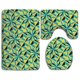 thumbnail image 1 of ABPHQTO La bandera de Bahamas Artascope Flower Juego de alfombras de baño de 3 piezas Alfombra de baño Alfombra de contorno y tapa de inodoro ABPHQTO Cont-CHAPPLE-32802, 1 of 2