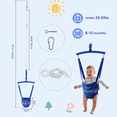 thumbnail image 3 of Slevoo Baby Jumper with a Ceiling Hook, Infant Exerciser with Adjustable Chain for Small Spaces, 3 of 7