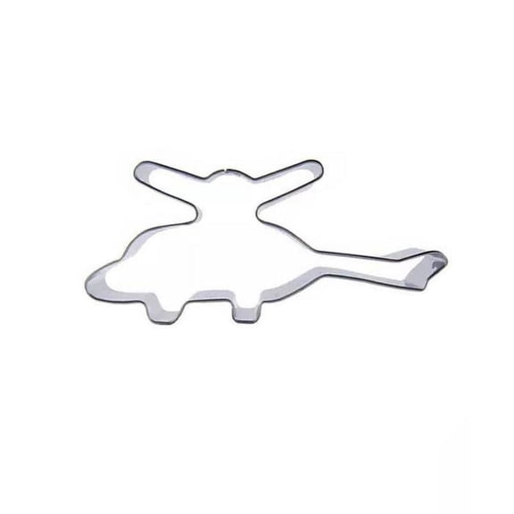 3” Helicopter Metal Cookie Cutter