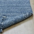thumbnail image 4 of Better Homes & Gardens Washed Indigo Blue Handwoven Plaid Wool Scatter Accent Indoor Rug, 30" x 46", 4 of 5