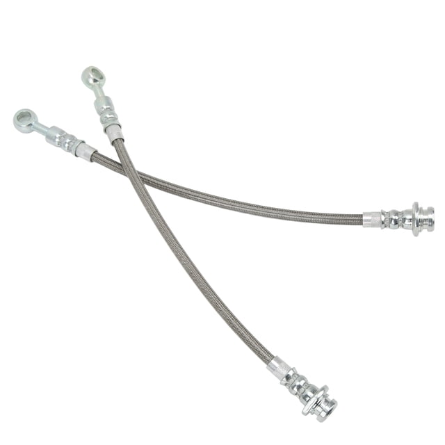 Reemplazo de líneas de freno extendidas traseras rugosas de acero inoxidable para Nissan Patrol GQ Y60 1988-1997