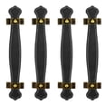 thumbnail image 1 of 4pcs Leather Drawer Pulls PU Leather Strap Handles Wardrobe Cabinet Handles, 1 of 9