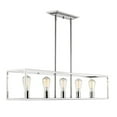 thumbnail image 5 of Golden Lighting Wesson 5-light Island Light in Chrome, 5 of 7
