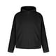 thumbnail image 3 of Sudadera con capucha para hombre, lisa, de manga larga, polar, de ancho corto, doble capa, estilo urbano occidental, sudadera con capucha, blusa de poliéster para hombre, 3 of 8