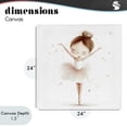 thumbnail image 4 of Stupell Industries Cottage Delicate Little Ballerina Girl Canvas Art, 24 x 24, by Creative Studio, 4 of 8