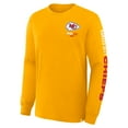 thumbnail image 2 of Men's Fanatics Gold Kansas City Chiefs Big & Tall Clock Management Legacy Long Sleeve T-Shirt, 2 of 3