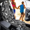 thumbnail image 4 of POLERO Skull Sunflower Car Seat Towel Cover, Terry Cloth Slip Resistant Protector for Suvs, Trucks, Vans and Daily Driving Use, 4 of 7