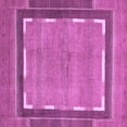 thumbnail image 1 of Ahgly Company Indoor Square Abstract Purple Modern Area Rugs, 7' Square, 1 of 4