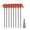 C Orange, variant on Tent Stakes, Heavy Duty Orange Screw Style Metal Tent Pegs, 8 Pack with 1 Pcs Hex Shank Socket, for Outdoor Camping Hiking Backpacking Canopy Tarp Securing in Hard Soil Sandy Ground