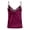 Red, variant on LMLYSoH Women' s Spaghetti Strap Camisole Sleeveless Lace Trim V Neck Tank Top Strappy Tops