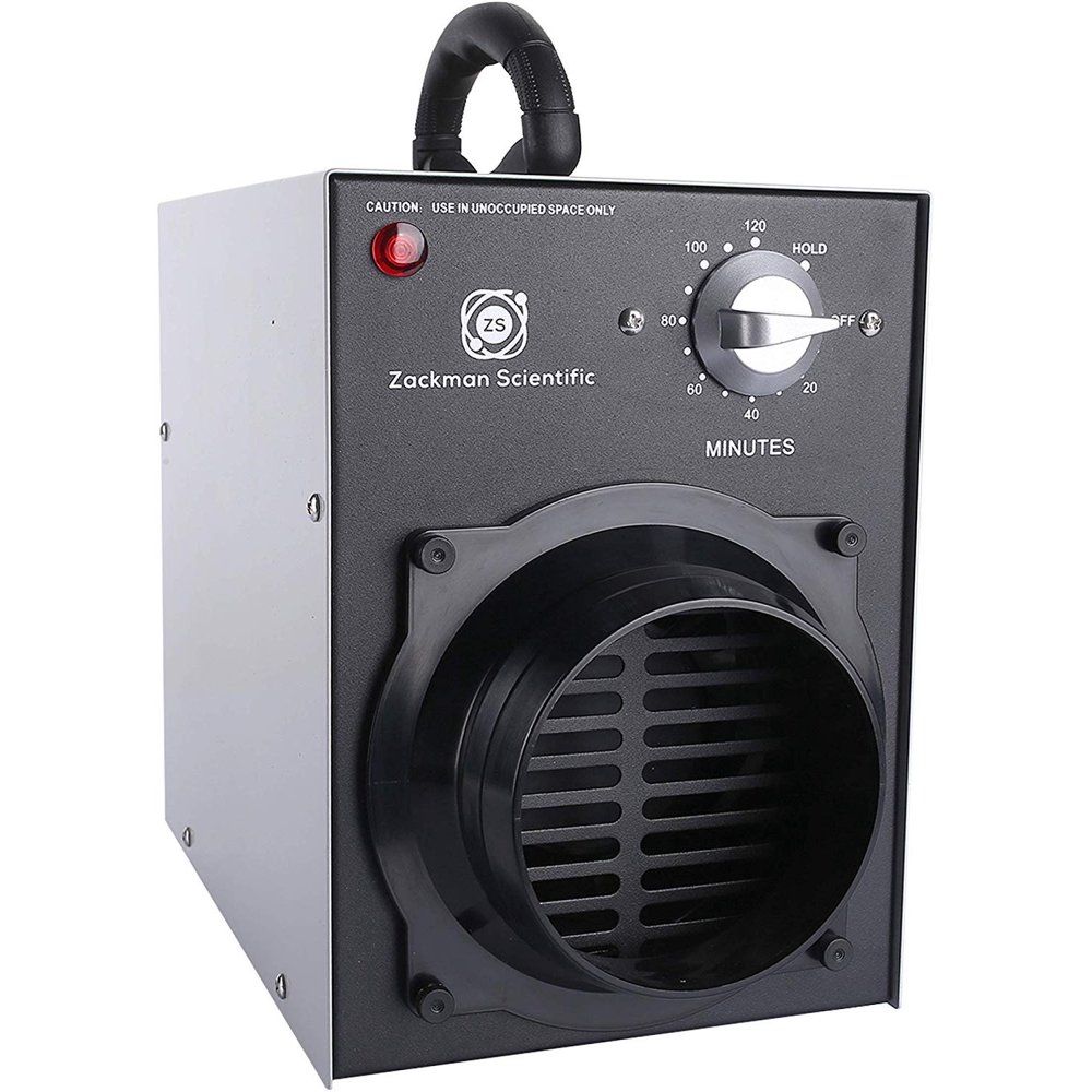 Zackman Scientific Odor Removal Ozone Generator with Air Duct Connector