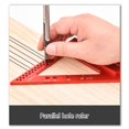 thumbnail image 6 of CEORPER Triangle Ruler Measuring Tool Woodworking Measuring Ruler, 6 of 8