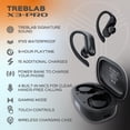 thumbnail image 4 of TREBLAB X3-Pro Bluetooth Wireless Earbuds with Portable Charging Case, 4 of 9