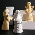 thumbnail image 4 of Versatile Figurine Angelic Shaped Sturdy Silicone Mould for Confectionery Art, 4 of 15