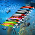 thumbnail image 3 of 10 Uds. Wobbler de ojos 3D cebo duro falso con ganchos para aparejos de pesca de Lucio, 3 of 9