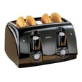 thumbnail image 3 of Sunbeam 4-Slice Toaster, Black with Electronic Toasting Technology, Extra Wide Slots, 3 of 3