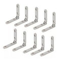thumbnail image 4 of 10pc 90 Degree Hinges L-shaped Spring Hinge Zinc Alloy Furniture Hinge For Wooden Box Jewellery Case Cabinet Fittings Hardware, 4 of 10