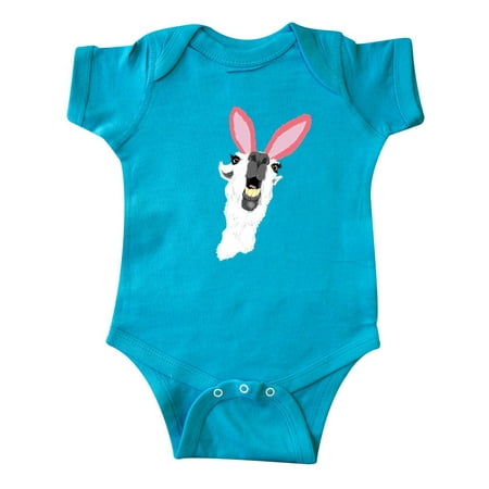 

Inktastic Easter Goofy Llama wearing Bunny Ears Gift Baby Boy or Baby Girl Bodysuit
