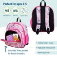 thumbnail image 6 of Wildkin Kids 12 Inch Backpack for Toddler Boys and Girls, Insulated Front Pocket (Magical Unicorns Pink), 6 of 9