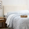 Gap Home Upholstered Pillow Headboard, Queen, Ivory