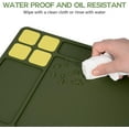 thumbnail image 5 of Adoreal Gun Cleaning Mat, Pistol Mat, Anti-Slip Rubber Gun Mat, Magnetic Pistol Cleaning Pad with Integrated Box 15.9" x 9.8"(Army Green), 5 of 6