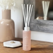 Allswell Glow (Vanilla + Pear + Coconut) Scented Reed Diffuser 3 Fl Oz (90mL) With 8 Synthetic Reeds.