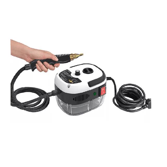 Limpiador De Vapor Presurizado De Alta Temperatura 2500w Blanco/Negro