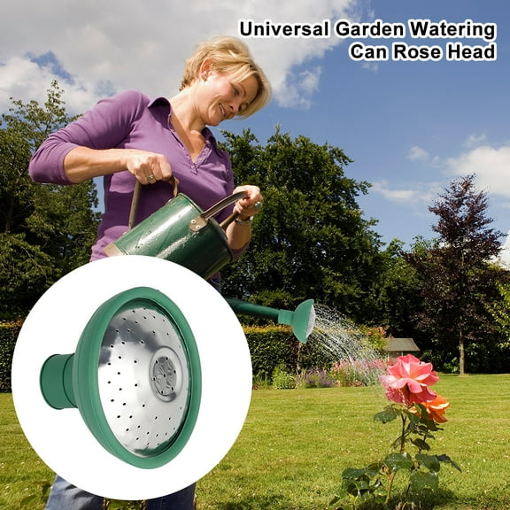 Multi-purpose Nozzle,Watering Can Rose Head, Universal Water Sprinkler Sprayer Metal & Rubber Garden Watering Can Rose Head Nozzle,Watering Can Spout Nozzle for Most Watering Jugs