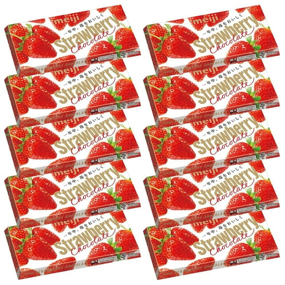Meiji Strawberry chocolate 46g ~ 10 pieces