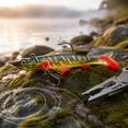thumbnail image 4 of Kiddiway Jerkbait Lead Core Swimbait Heavy - Lead Head Soft Fish, Long Cast Lure for Muskie, Bass, Sea Bass, Fresh and Salt Water, 4 of 6