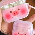 thumbnail image 3 of GJX Case for Airpods 4,Cute Pig Design Protection Cover for Airpods 4 Case,High-Quality Silicone Material Protective Case Cover for Apple Airpods 4,Style1, 3 of 4